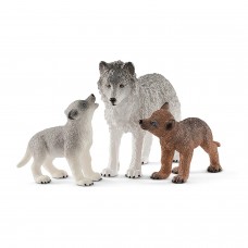 Mamma Lupa con Cuccioli - Schleich 42472 